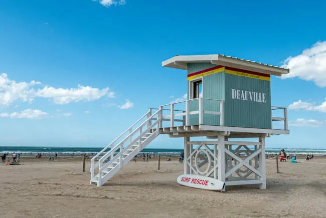 La plage de Deauville